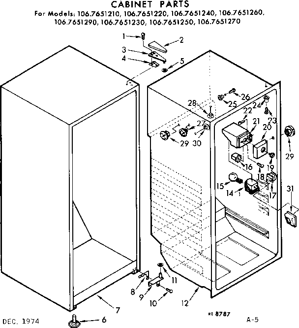 CABINET PARTS