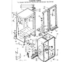 Kenmore 1067651440 cabinet parts diagram