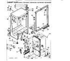 Kenmore 1067651640 cabinet parts diagram