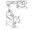 Kenmore 1067651640 air flow and control parts diagram