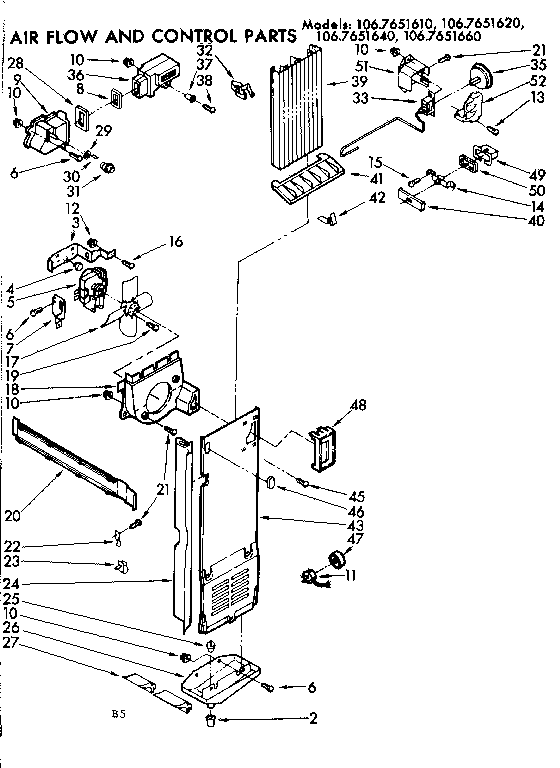 AIR FLOW AND CONTROL PARTS