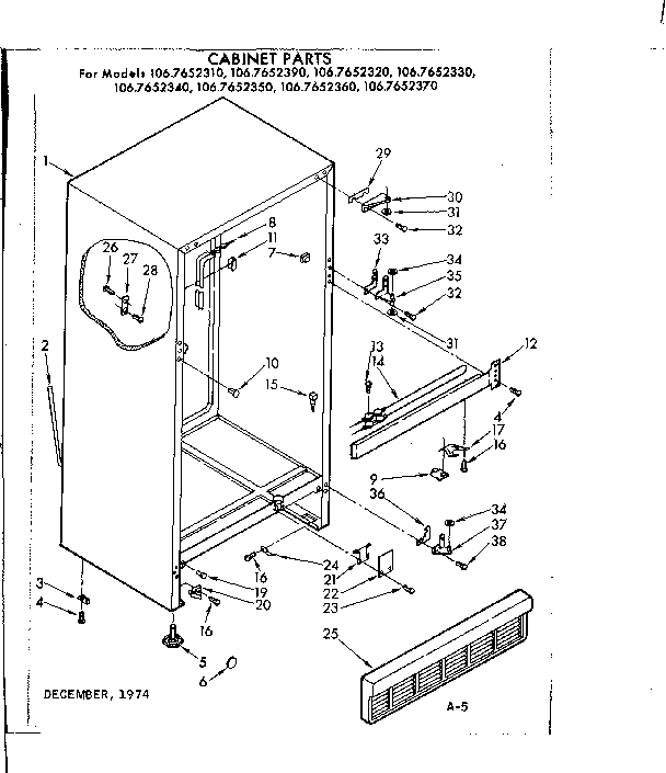 CABINET PARTS