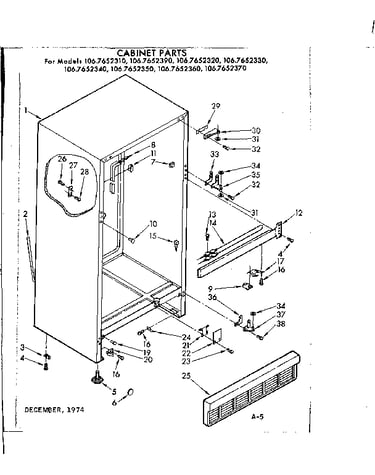 Cabinet parts