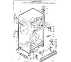 Kenmore 1067653160 cabinet parts diagram