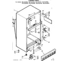 Kenmore 1067654060 cabinet parts diagram