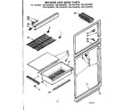 Kenmore 1067654050 breaker and shelf parts diagram