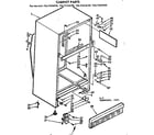Kenmore 1067654140 cabinet parts diagram