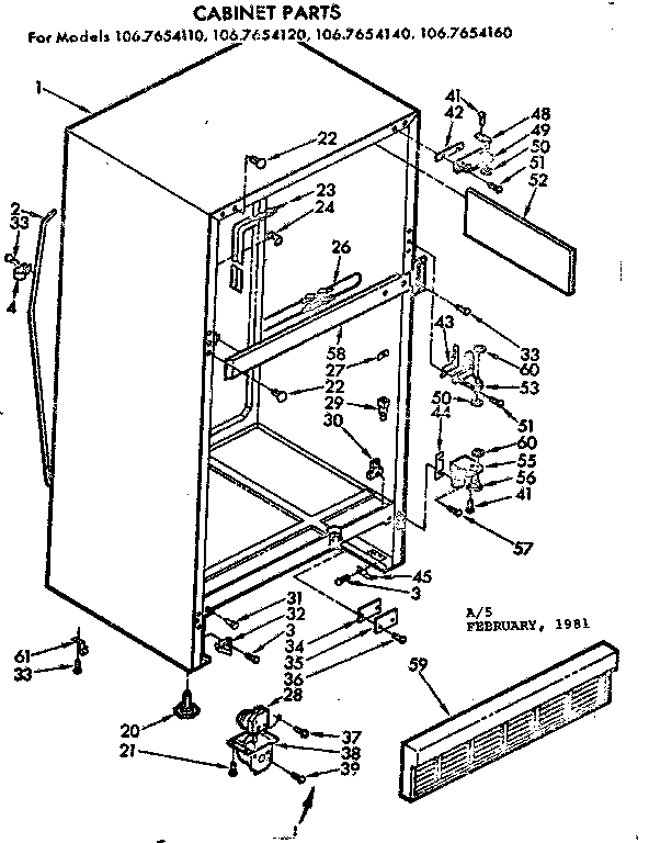 Cabinet parts