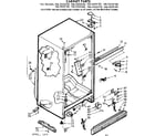 Kenmore 1067655130 cabinet parts diagram