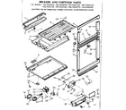 Kenmore 1067655140 breaker and partition parts diagram