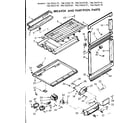 Kenmore 1067655151 breaker and partition parts diagram