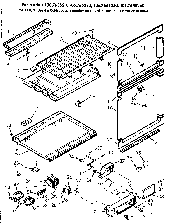 Breaker and partition parts