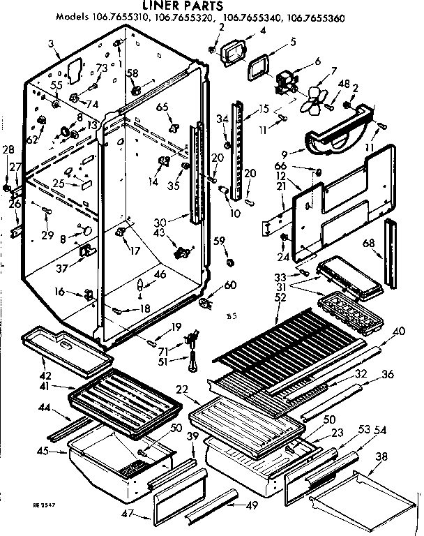 Liner parts