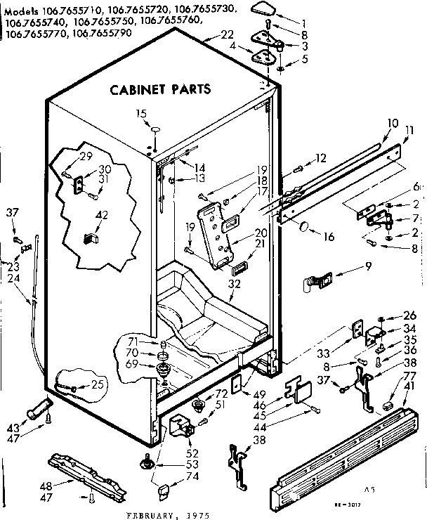 CABINET PARTS