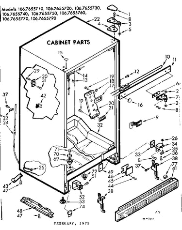 Cabinet parts
