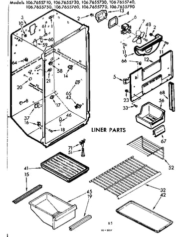 Liner parts