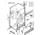 Kenmore 1067655751 cabinet parts diagram