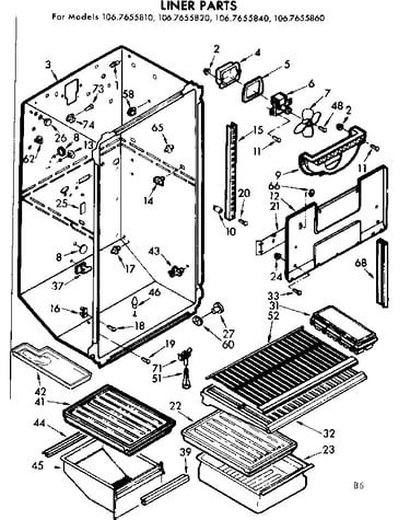 Liner parts