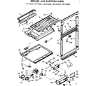 Kenmore 1067655860 breaker and partition parts diagram