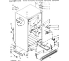 Kenmore 1067655960 cabinet parts diagram