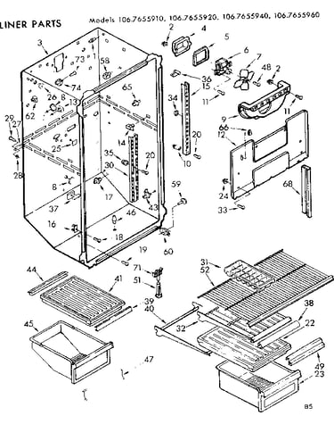 Liner parts