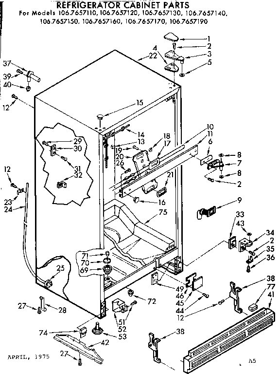 CABINET PARTS