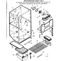 Kenmore 1067657140 liner parts diagram