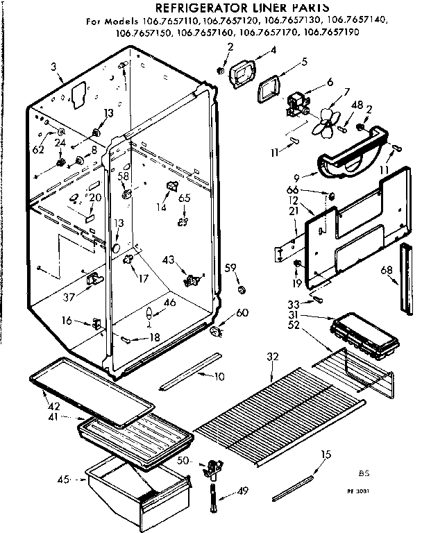 Liner parts