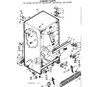 Kenmore 1067657220 cabinet parts diagram