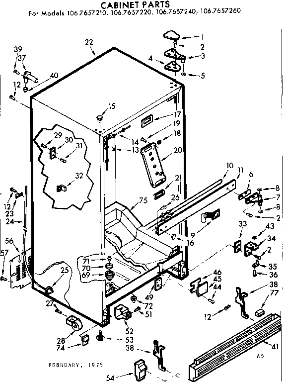 Cabinet parts