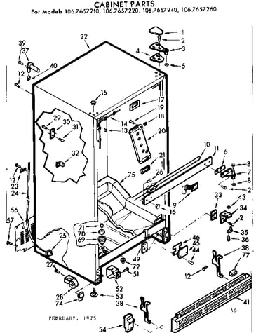 Cabinet parts