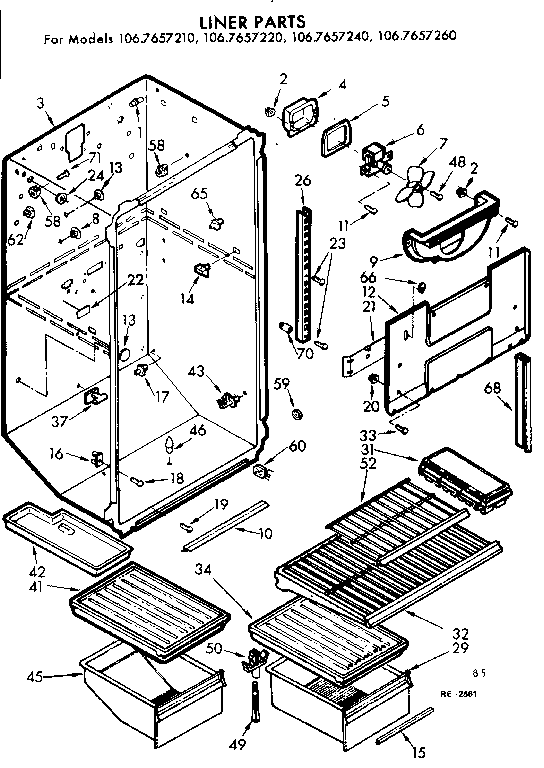 Liner parts