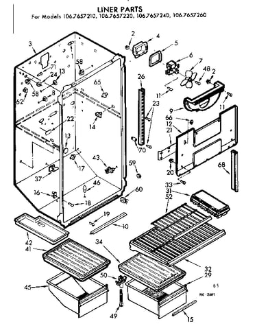 Liner parts