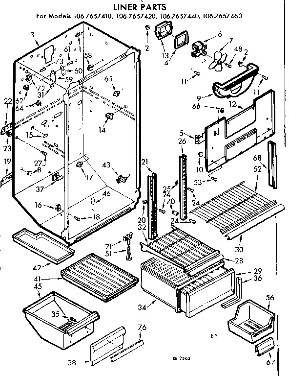 Liner parts