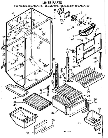 Liner parts