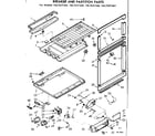 Kenmore 1067657410 breaker and partition parts diagram