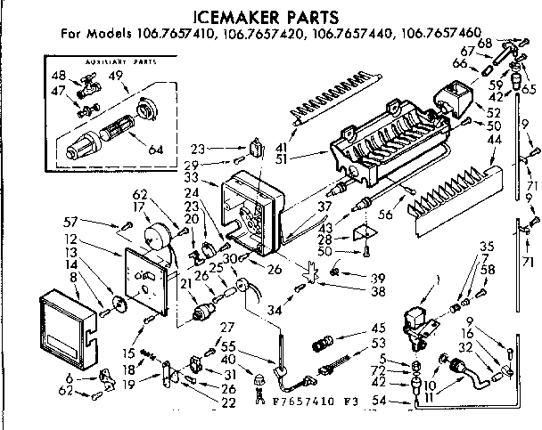 Icemaker parts