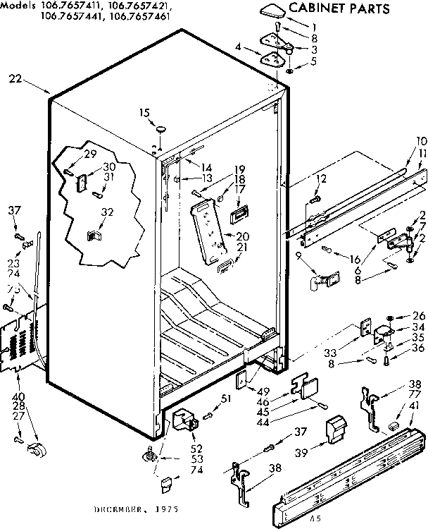 Cabinet parts