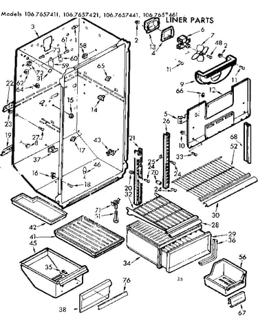 Liner parts