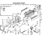 Kenmore 1067657421 icemaker parts diagram