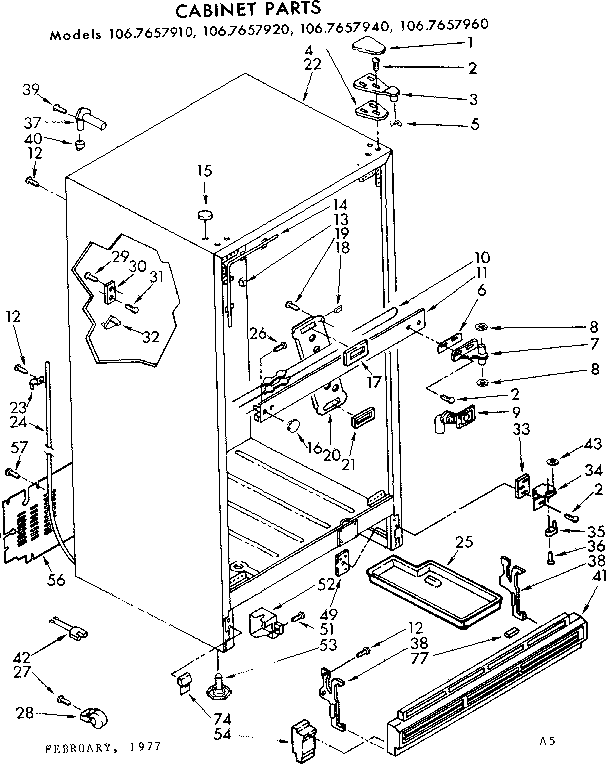 CABINET PARTS