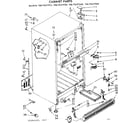 Kenmore 1067657910 cabinet parts diagram