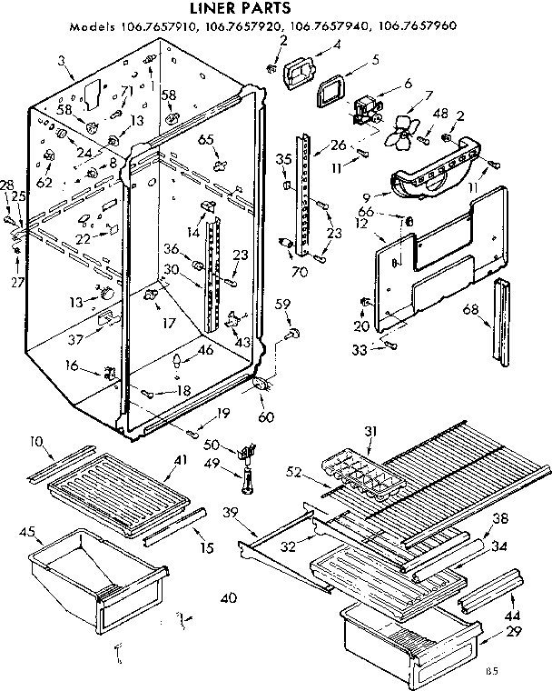 Liner parts