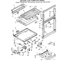 Kenmore 1067657910 breaker and partition parts diagram