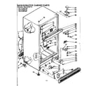 Kenmore 1067658910 cabinet parts diagram