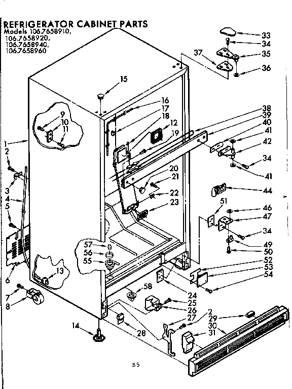 Cabinet parts