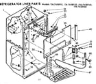 Kenmore 1067658960 liner parts diagram