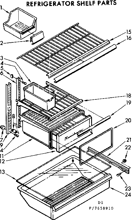 Shelf parts