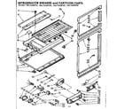 Kenmore 1067658910 breaker and partition parts diagram