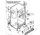 Kenmore 1067659220 cabinet parts diagram